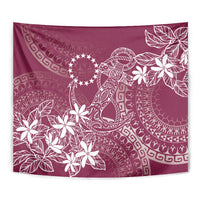 Maroon Kuki Airani Tapakau Tapestry Tribal Anchor Mix Tiare