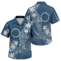Navy Kuki Airani Tapakau Family Matching Mermaid Dress and Hawaiian Shirt Tribal Anchor Mix Tiare LT7 Son's Shirt Navy - Polynesian Pride