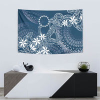 Navy Kuki Airani Tapakau Tapestry Tribal Anchor Mix Tiare