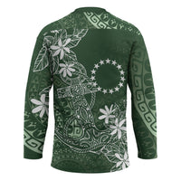 Sage Green Kuki Airani Tapakau Hockey Jersey Tribal Anchor Mix Tiare