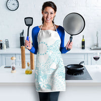Turquoise Kuki Airani Tapakau Apron Tribal Anchor Mix Tiare