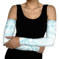 Turquoise Kuki Airani Tapakau Arm Sleeves Tribal Anchor Mix Tiare