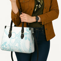 Turquoise Kuki Airani Tapakau Leather Bag Tribal Anchor Mix Tiare