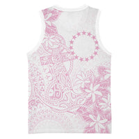 Candy Pink Kuki Airani Tapakau Basketball Jersey Tribal Anchor Mix Tiare