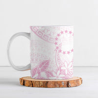 Candy Pink Kuki Airani Tapakau Ceramic Mug Tribal Anchor Mix Tiare