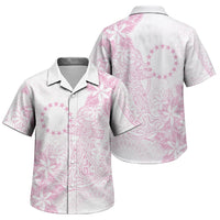 Candy Pink Kuki Airani Tapakau Family Matching Short Sleeve Bodycon Dress and Hawaiian Shirt Tribal Anchor Mix Tiare LT7 Son's Shirt Candy Pink - Polynesian Pride