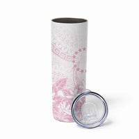 Candy Pink Kuki Airani Tapakau Skinny Tumbler Tribal Anchor Mix Tiare LT7 - Polynesian Pride