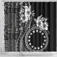 Kia Orana Cook Islands Shower Curtain Tiare and Stars