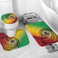 Vanuatu 45th Independence Anniversary Bathroom Set Ni-Van Sandroing - Polynesian Pride