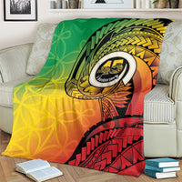 Vanuatu 45th Independence Anniversary Blanket Ni-Van Sandroing LT7 - Polynesian Pride