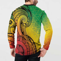 Vanuatu 45th Independence Anniversary Button Sweatshirt Ni-Van Sandroing LT7 - Polynesian Pride