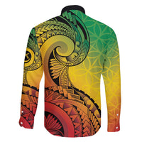 Vanuatu 45th Independence Anniversary Family Matching Short Sleeve Bodycon Dress and Hawaiian Shirt Ni-Van Sandroing LT7 - Polynesian Pride