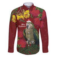 Kakapo Bird New Zealand Family Matching Puletasi and Hawaiian Shirt Floral Christmas