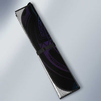 Polynesian Personalized Memorial Auto Sun Shade Oceanic Infinity Symbol - Until We Meet Again - Polynesian Pride