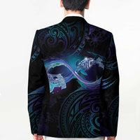 Polynesian Personalized Memorial Blazer Oceanic Infinity Symbol - Until We Meet Again - Polynesian Pride