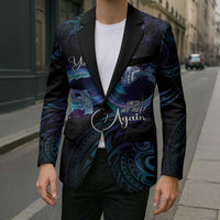 Polynesian Personalized Memorial Blazer Oceanic Infinity Symbol - Until We Meet Again - Polynesian Pride