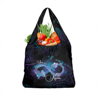 Polynesian Personalized Memorial Grocery Bag Oceanic Infinity Symbol - Until We Meet Again - Polynesian Pride