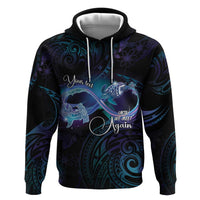 Polynesian Personalized Memorial Hoodie Oceanic Infinity Symbol - Until We Meet Again - Polynesian Pride