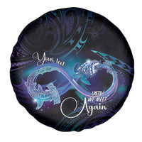 Polynesian Personalized Memorial Spare Tire Cover Oceanic Infinity Symbol - Until We Meet Again - Polynesian Pride