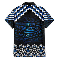 New Zealand Matariki Family Matching Puletasi and Hawaiian Shirt Galaxy Styled Taniko