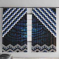 New Zealand Matariki Window Curtain Galaxy Styled Taniko