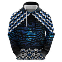 New Zealand Matariki Zip Hoodie Galaxy Styled Taniko