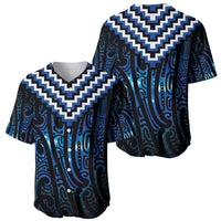 New Zealand Matariki Baseball Jersey Galaxy Poutama Motifs