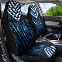 New Zealand Matariki Car Seat Cover Galaxy Poutama Motifs