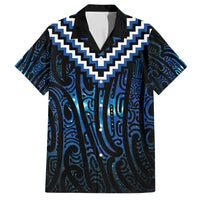 New Zealand Matariki Family Matching Summer Maxi Dress and Hawaiian Shirt Galaxy Poutama Motifs