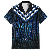 New Zealand Matariki Hawaiian Shirt Galaxy Poutama Motifs