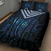 New Zealand Matariki Quilt Bed Set Galaxy Poutama Motifs