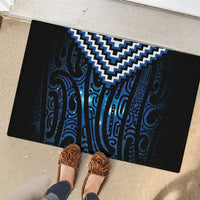 New Zealand Matariki Rubber Doormat Galaxy Poutama Motifs
