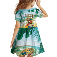 Aloha Hawaii It's 5 o'clock Somewhere Kid Short Sleeve Dress - Polynesian Pride