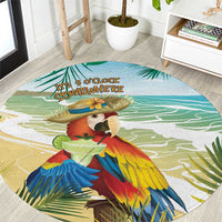 Aloha Hawaii It's 5 o'clock Somewhere Round Carpet - Polynesian Pride