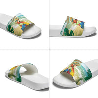 Aloha Hawaii It's 5 o'clock Somewhere Slide Sandals - Polynesian Pride