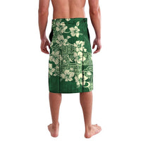 Moss Green Tropical Christmas Hawaii Tapa Lavalava Aloha Santa Drink Party - Polynesian Pride