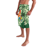 Moss Green Tropical Christmas Hawaii Tapa Lavalava Aloha Santa Drink Party - Polynesian Pride