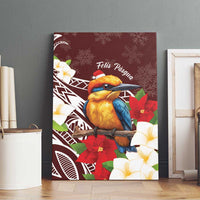 Felis Pasgua Guam Canvas Wall Art Christmas Sihek Kingfisher with Guasali