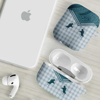 Aloha Hawaii Cowboys Paniolo AirPods Case Teal Palaka - Polynesian Pride