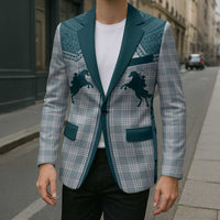 Aloha Hawaii Cowboys Paniolo Blazer Teal Palaka - Polynesian Pride