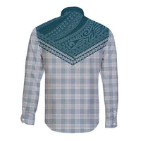 Aloha Hawaii Cowboys Paniolo Long Sleeve Button Shirt Teal Palaka - Polynesian Pride