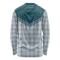 Aloha Hawaii Cowboys Paniolo Long Sleeve Shirt Teal Palaka - Polynesian Pride