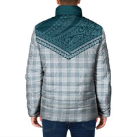 Aloha Hawaii Cowboys Paniolo Padded Jacket Teal Palaka - Polynesian Pride