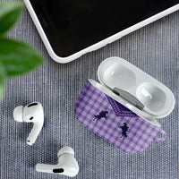 Aloha Hawaii Cowboys Paniolo AirPods Case Violet Palaka - Polynesian Pride