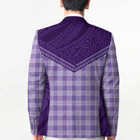 Aloha Hawaii Cowboys Paniolo Blazer Violet Palaka - Polynesian Pride