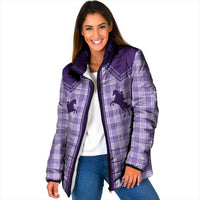 Aloha Hawaii Cowboys Paniolo Padded Jacket Violet Palaka - Polynesian Pride