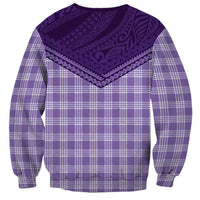 Aloha Hawaii Cowboys Paniolo Sweatshirt Violet Palaka - Polynesian Pride