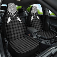 Aloha Hawaii Cowboys Paniolo Car Seat Cover Black Palaka - Polynesian Pride