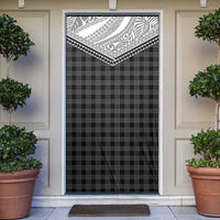 Aloha Hawaii Cowboys Paniolo Door Cover Black Palaka - Polynesian Pride