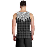 Aloha Hawaii Cowboys Paniolo Men Tank Top Black Palaka - Polynesian Pride